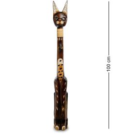 Decor and Gift 99-109 Статуэтка «Кошка» 100 см (албезия, о.Бали)