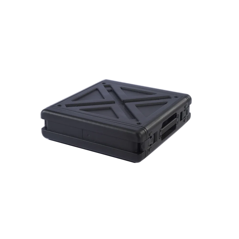 Ударопрочный пластиковый Рэковый кейс 2 юнита KZCASE@RACK2U