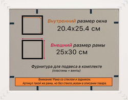 Рамка 20x25 для постера и фотографий