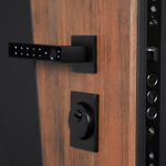 Стальная дверь "Макс 3D" с зеркалом (Smart lock DZ 888). Заказная модель.