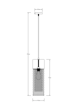 Подвесной светильник Arte Lamp CASTELLO A7068SP-1GO, 1хE27