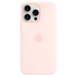 Силиконовый чехол с поддержкой MagSafe Apple Silicone Case для iPhone 15 Pro Max, Light Pink (Светло-розовый)