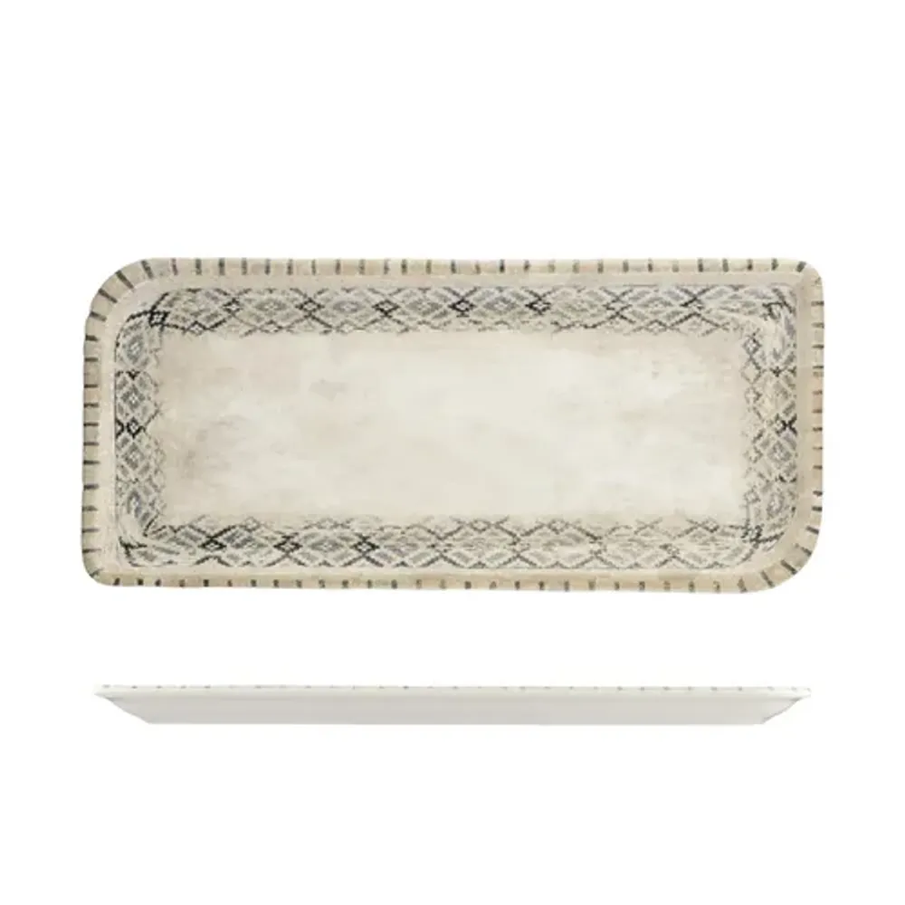 Блюдо прямоугольное 36*16,5 см h2 см Rug By Bone Innovation [bb] [1]