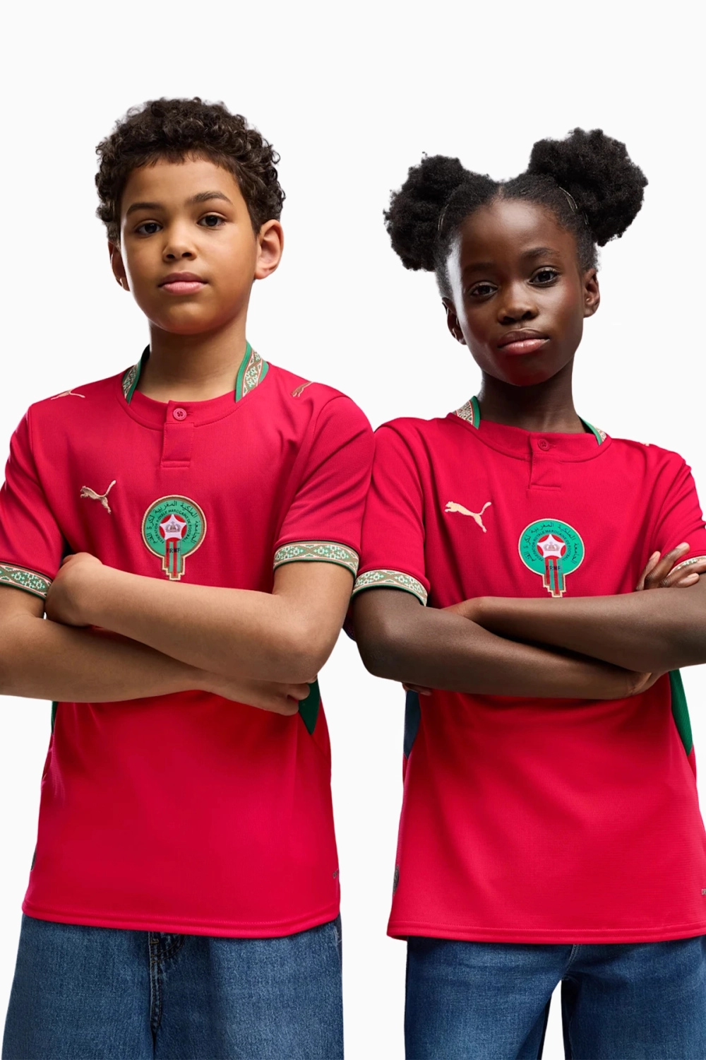 Футболка Puma Марокко 2026 Home Junior - красный