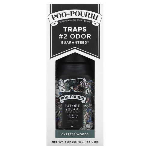 Poo-Pourri, спрей для туалета Before-You-Go®, кипарис, 59 мл