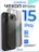 Чехол накладка iPhone 15 Pro 6.1" Gurdini силикон Ultra Twin 1 mm с защитой камеры серый