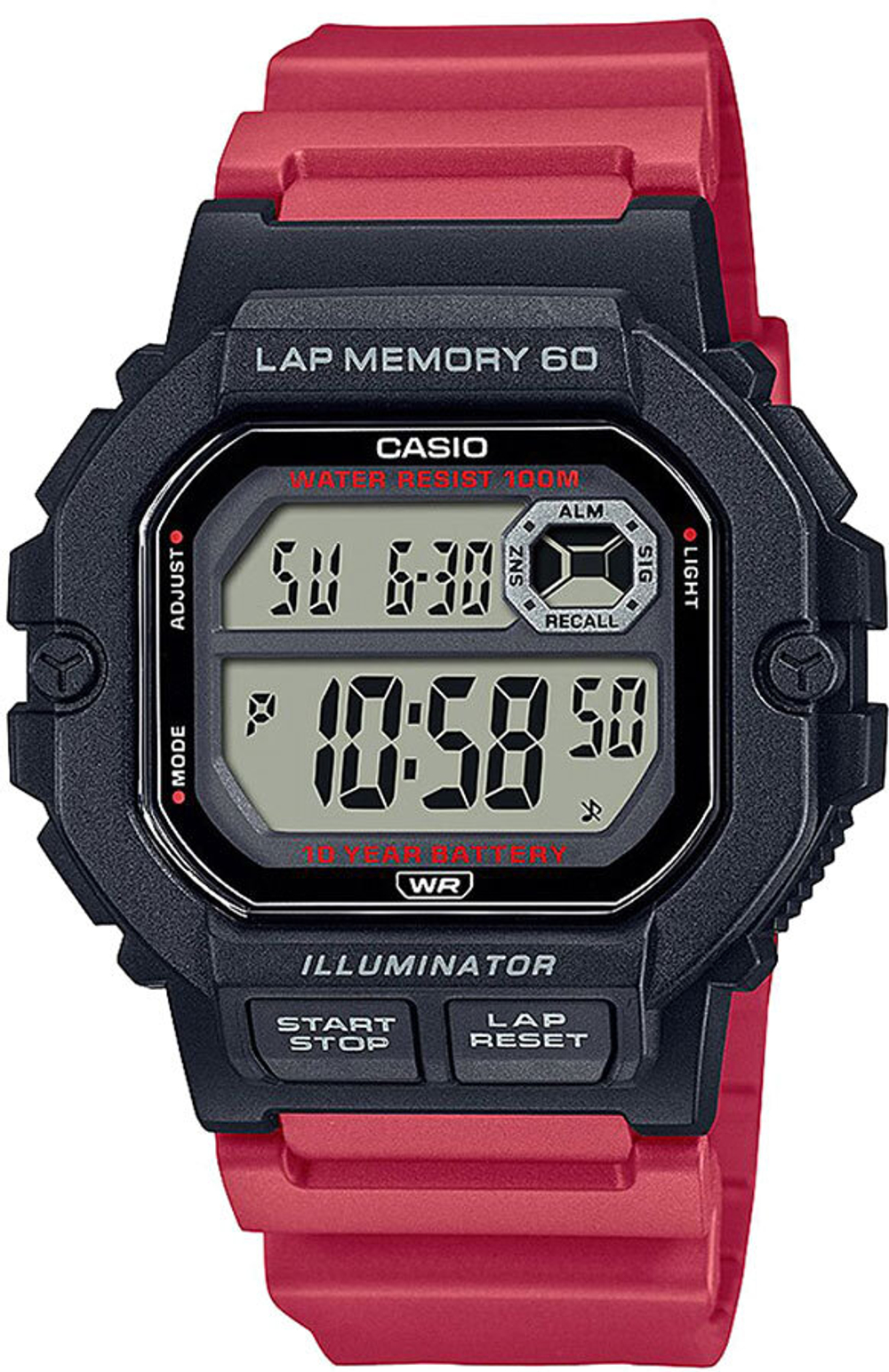 Мужские наручные часы Casio WS-1400H-4A