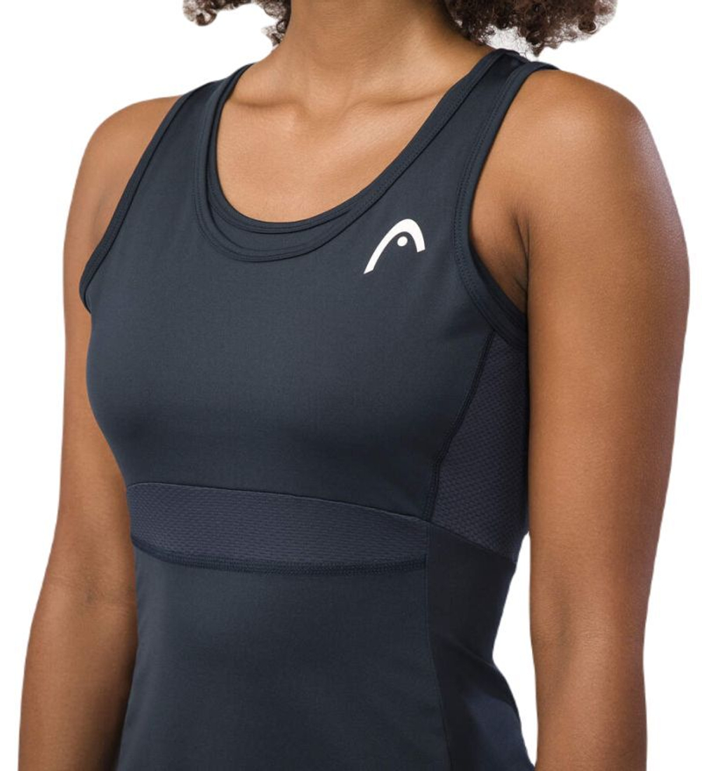 Женский топ теннисный Head Move Tank Top - navy