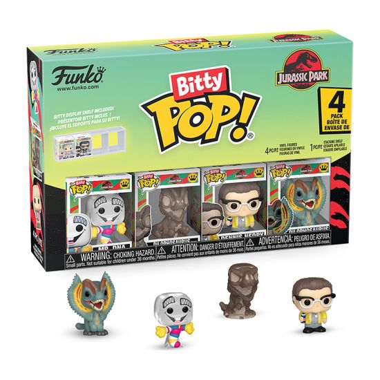 Набор Funko Bitty POP! Jurassic Park Mr.DNA+Dilophosaurus+Dennis+Dilophosaurus (1 of 4) 4шт 92955