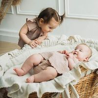 Платье сарафан с блумерами "Крем-брюле" 3-18 м