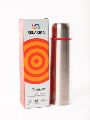 Термос Relaxika 1000 мл R101.1000.1 Стальной