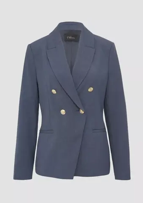 Приталенный двубортный пиджак s.Oliver Black Label