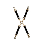 UPKO Крестовина Bondage Boutique Leather Hogtie для наручников и поножей