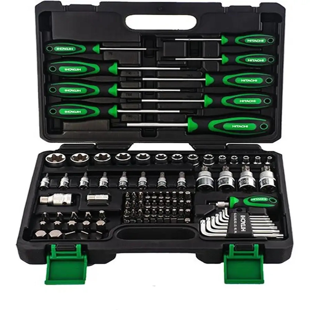 Набор инструмента 1/4”, 3/8”и 1/2” 100 предметов HIKOKI 774006