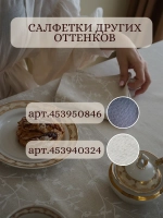 Салфетки на стол тканевые льняные декоративные 35х35 4 шт