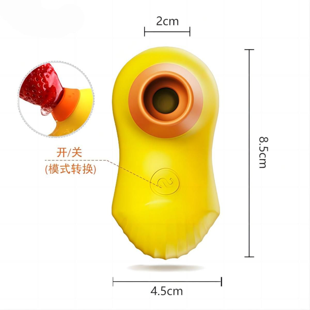 Вакуумный стимулятор для женщин Mr Duckie Clitoral Sucking Vibrator