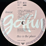 Louise Goffin ‎– This Is The Place (Германия 1988г.)