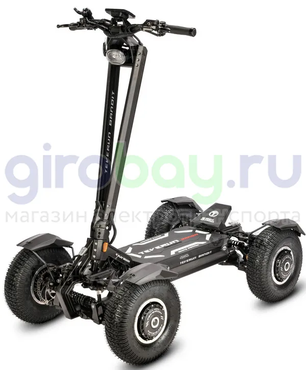 Электросамокат WHITE SIBERIA TEVERUN BANDIT 4x4 7200W 60V/60Ah фото №1
