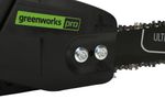 Цепная пила аккумуляторная Greenworks GD60CS25k5 Арт. 2008907UG, 60V, 40 см, бесщеточная, 2500 Вт, с 1хАКБ 5 Ач. и ЗУ