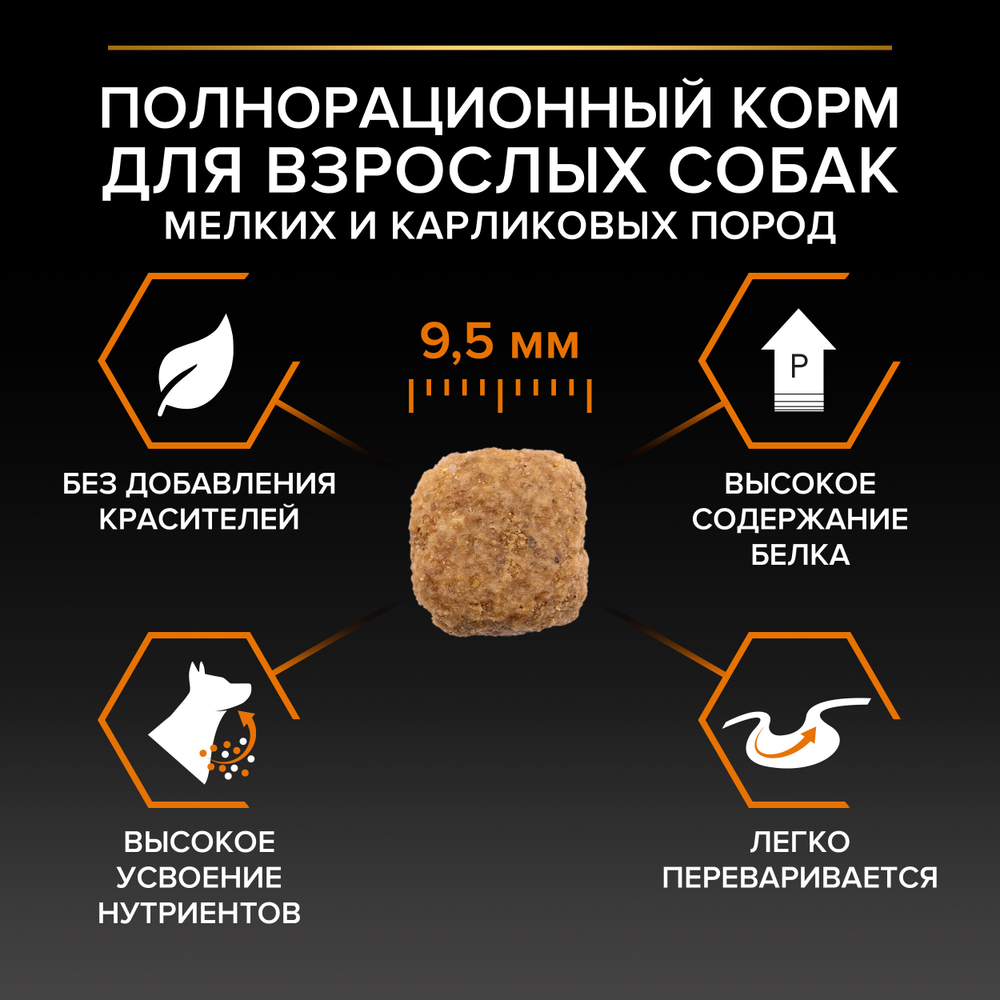 Сухой корм PRO PLAN EVERYDAY NUTRITION для взрослых собак мелких и карликовых пород курица 7 кг