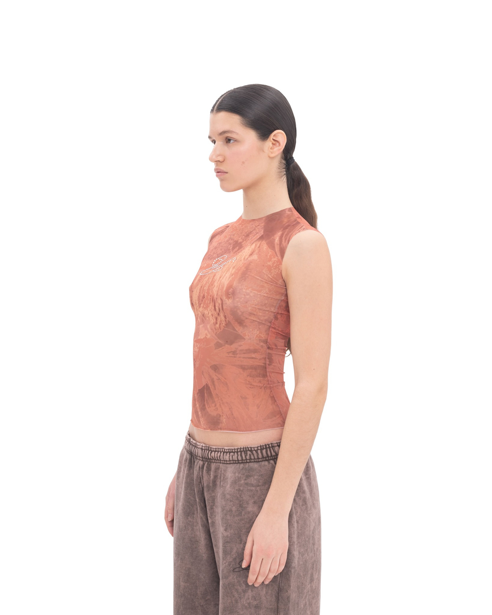 AMBER MESH TOP