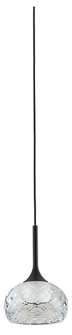 Подвесной светильник Newport ZARA 7241/S mat.black clear