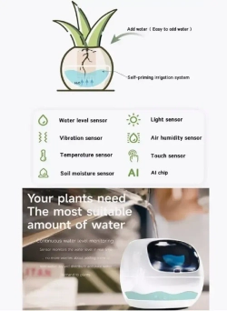 Умный цветочный горшок PLANTSIO Ivy с системой автополива