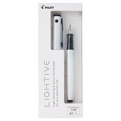Перьевая ручка Pilot Litive с пером F белая (FLT-2SR-AWF) 2
