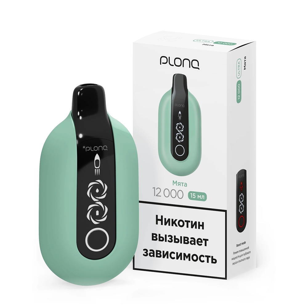 Plonq Ultra- (Мята) 12000 затяжек