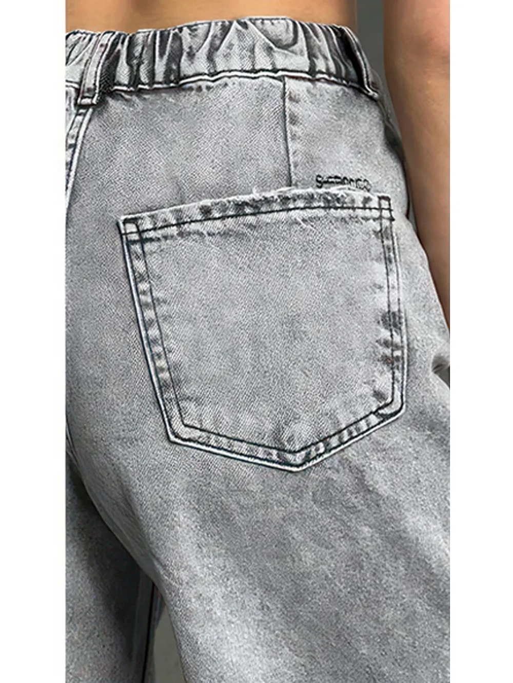 Шорты джинсовые удлиненные Багги baggy