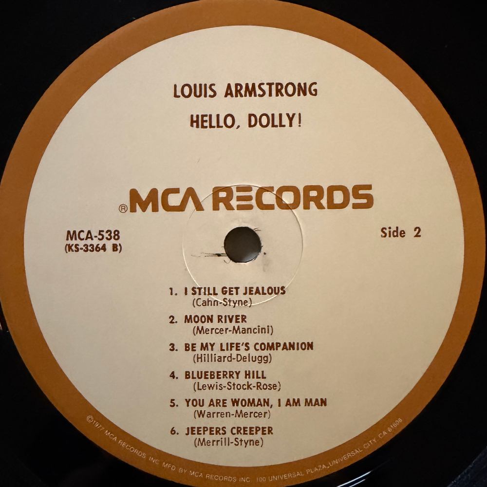 Louis Armstrong ‎– Hello, Dolly! (США 1977г.)
