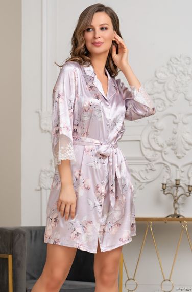 Короткий халат на пуговицах MIA-Amore SELINE СЕЛИН 3717