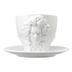 Чайная пара 260мл Talent Ludwig van Beethoven белая