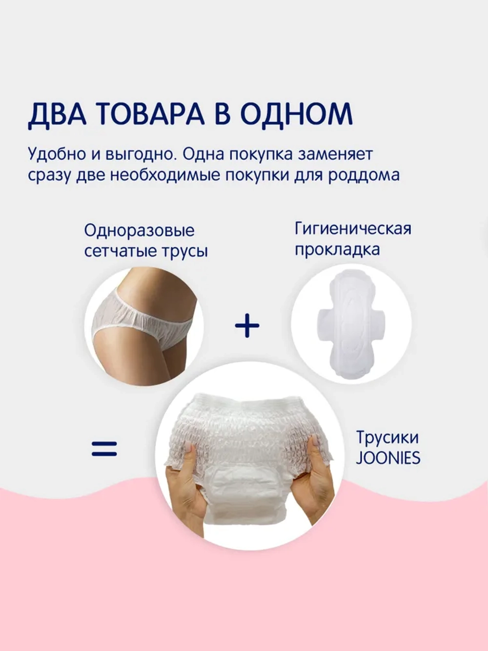 Трусы послеродовые Joonies M/L (7шт)