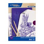 Бумага копировальная 23 г/м², A4 100 л, 03-фиолетовая, Expert Complete ECCP-100