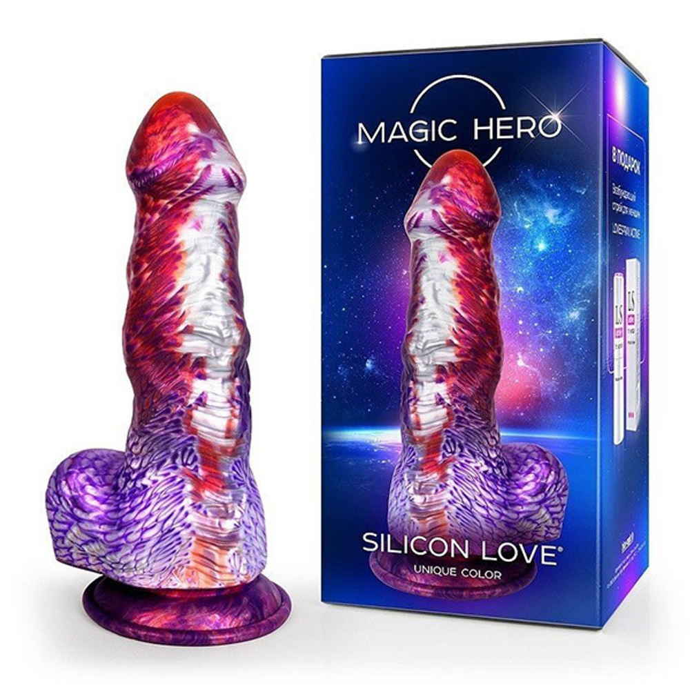 Фантазийный фаллоимитатор-гигант на присоске 24см Bior Toys Magic Hero MH-13051