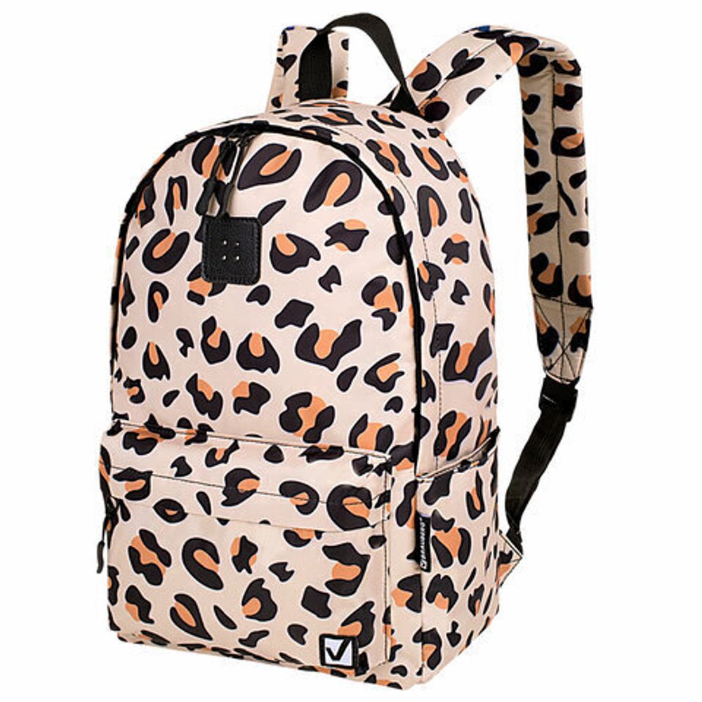 Рюкзак BRAUBERG POSITIVE универсальный, карман-антивор, "Wild spots", 42х28х14 см, 271685