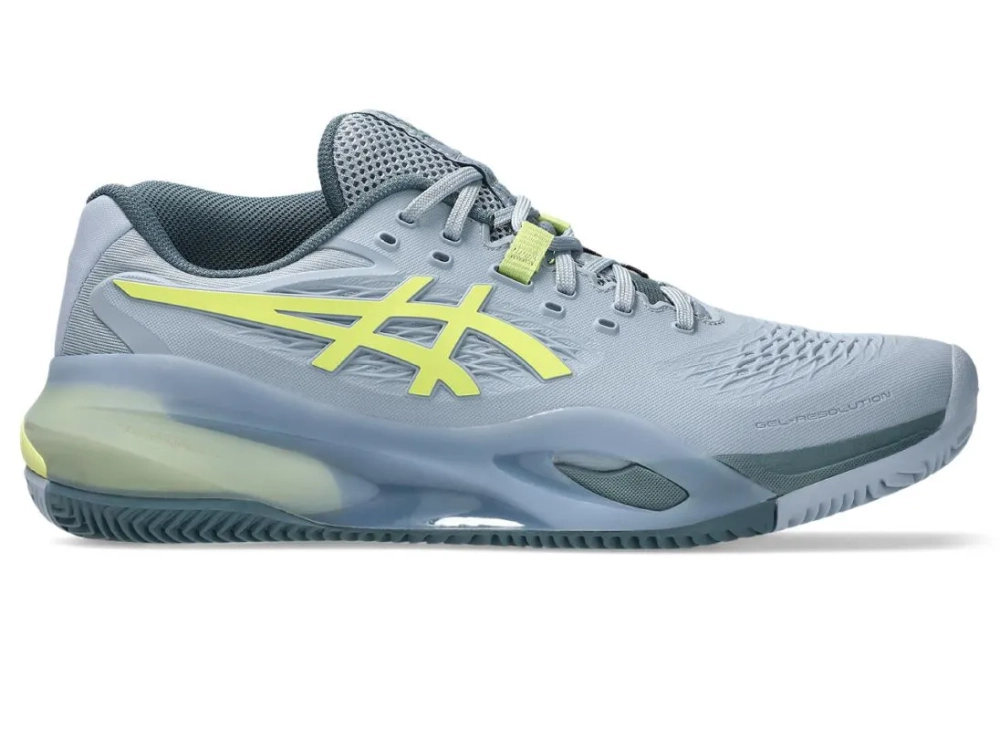 Теннисные кроссовки Asics Gel-Resolution X Clay - grey blue/pistachio