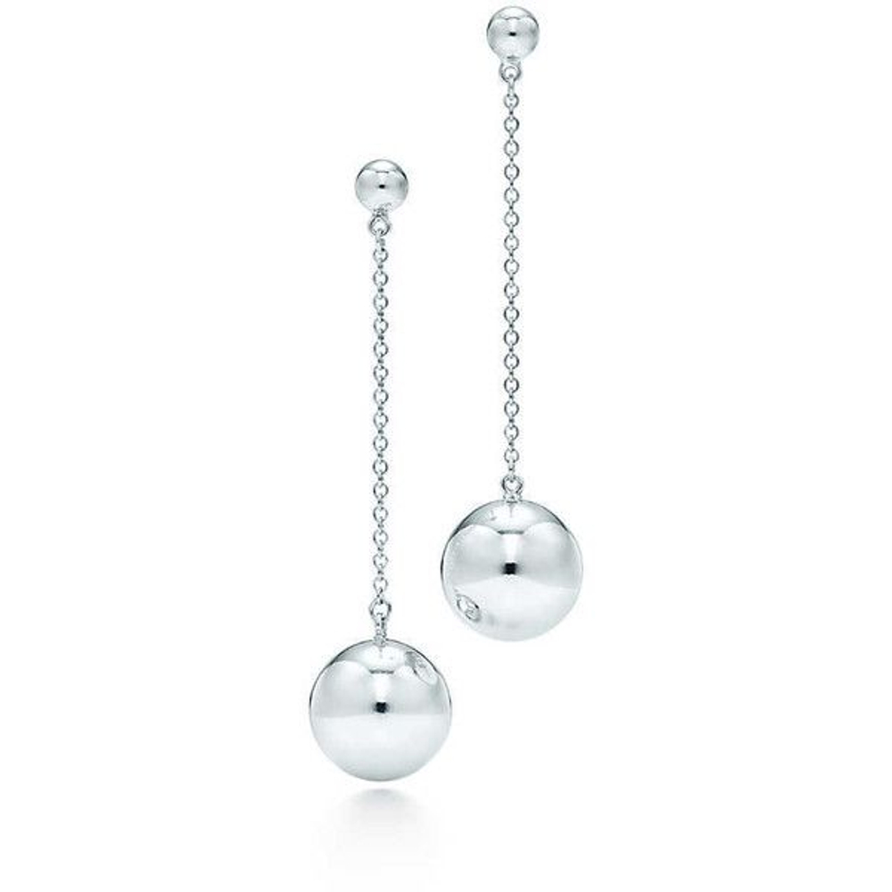 Серьги из серебра 925 💠 Tiffany - Ball - В наличии