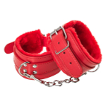 Красные оковы из искусственной кожи ToyFa Anonymo 310155