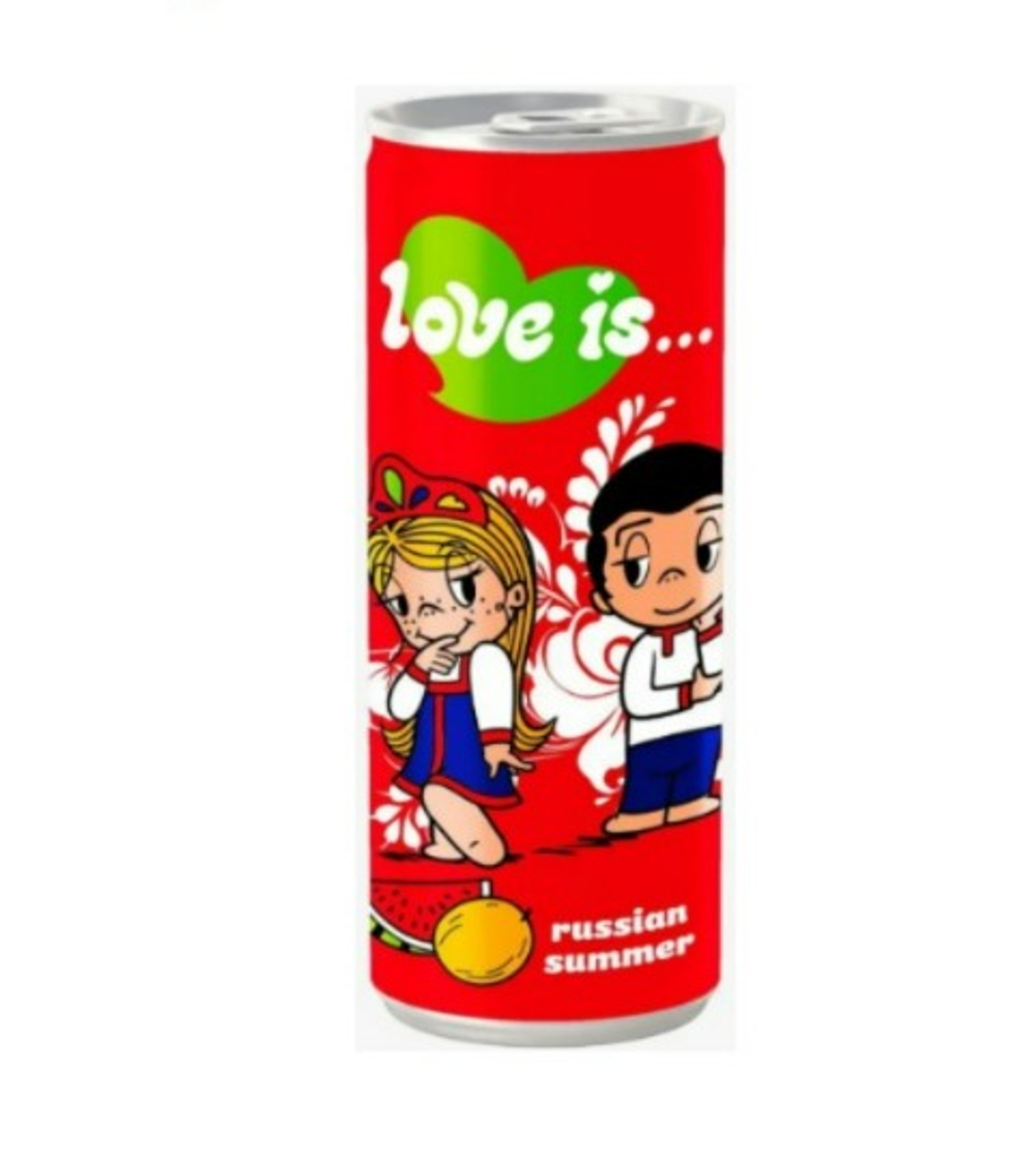 Напиток газированный Love IS Арбуз и Дыня "Рашен Саммер"  0,25  (12ш)  АТ