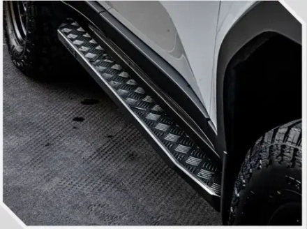 Стальные боковые пороги для Lexus GX 550 \ LC Prado 250 2024+ Лексус крузер крузак подножки