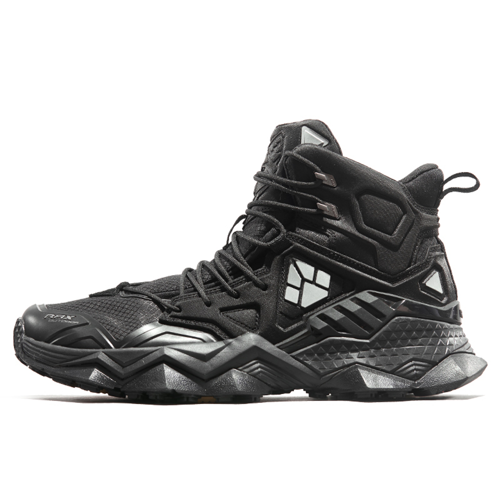 RAX High top Outdoor Shoes Men"s Pure Black