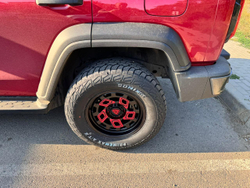 Диск колёсный BEAST OFFROAD 9606CN R17 8,5 ET0 Matte Black W Red Face
