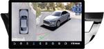 Магнитола для Toyota Corolla E180 2012-2016 (штатная КЗВ) - Teyes CC3-2K-360 монитор 13" 2K QLED на Android 10, Быстрая, CarPlay, 4G SIM-слот, 4 камеры в комплекте