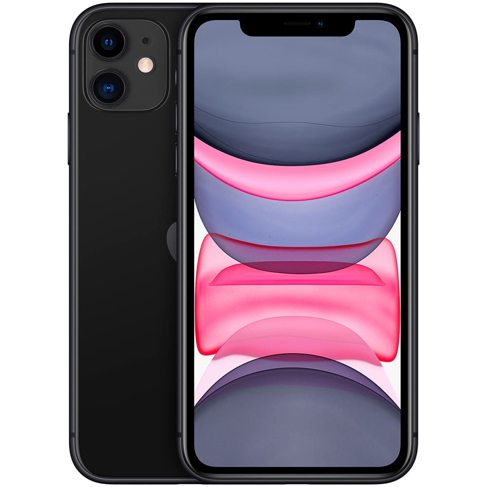 Смартфон Apple iPhone 11 128GB Dual Sim, Black (Черный)