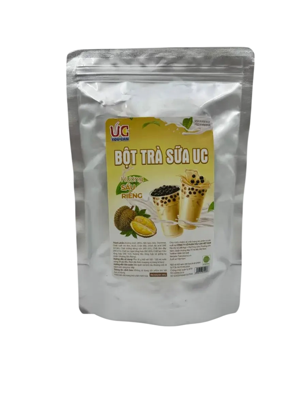 Порошок для Bubble Tea со вкусом дуриана , 500гр