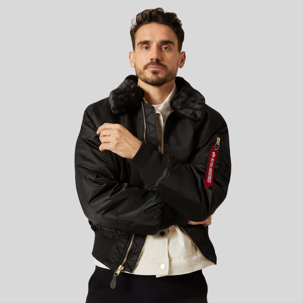 Куртка Alpha Industries B-15 Black (Черная)