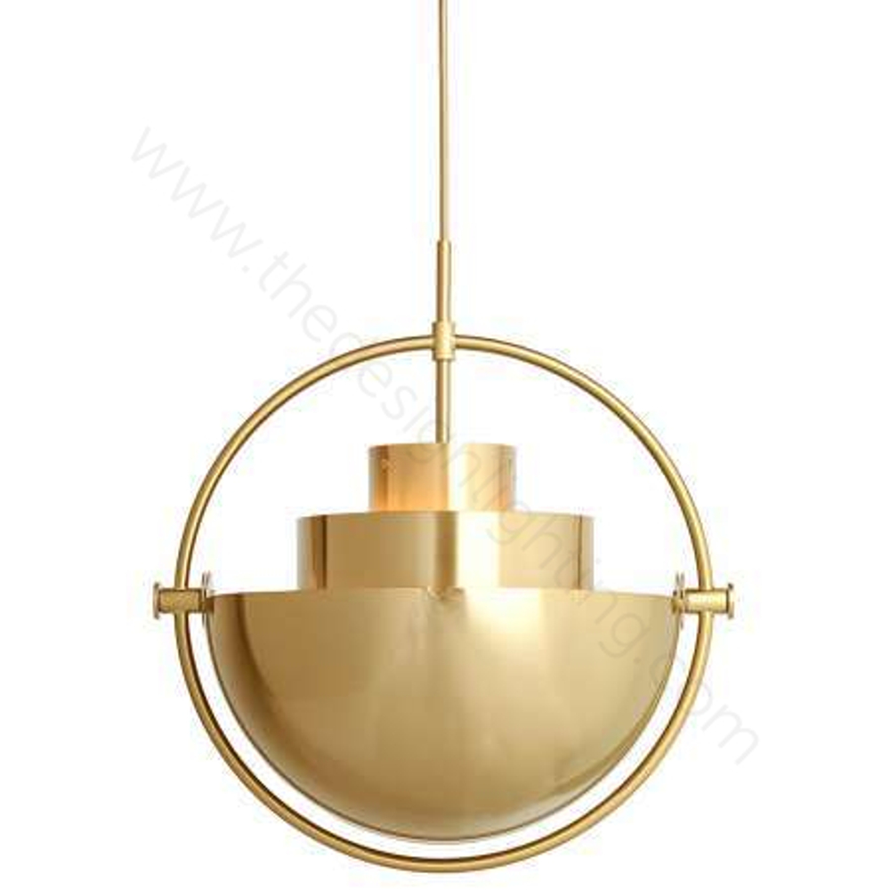 Pendant design lamp  Multi-Lite by Gubi (Gold)