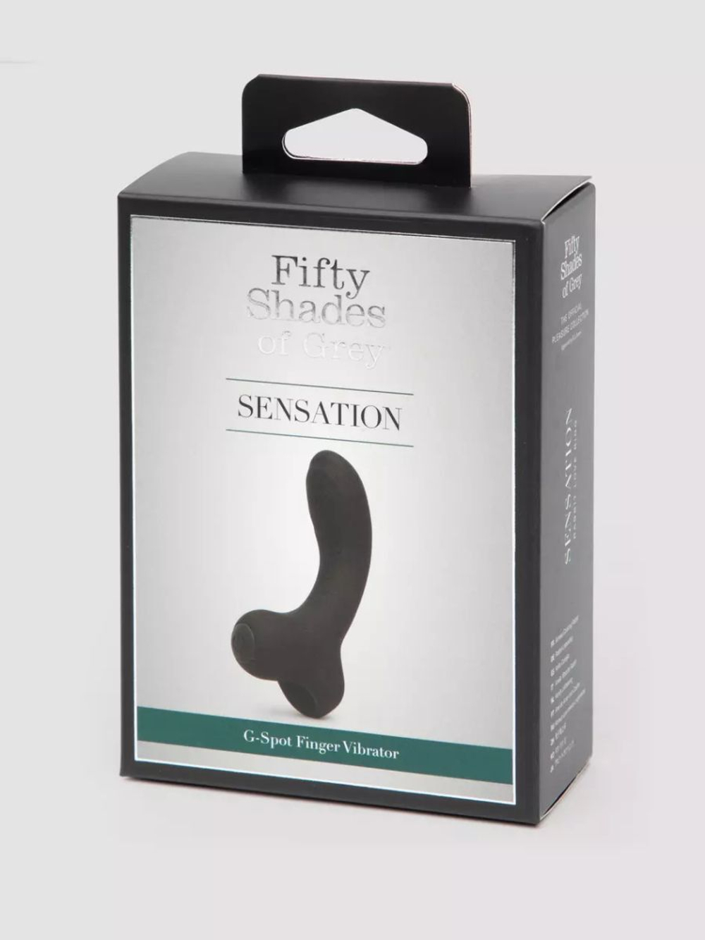 Черный вибратор на палец для G-стимуляции Sensation Rechargeable G-Spot Vibrator (Цвет: черный)